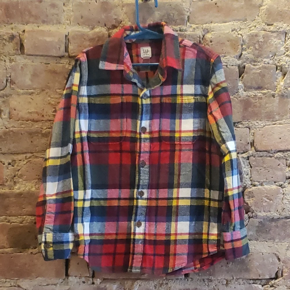 Gap Flanel Shirt Size S (6-7)